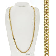 6 MM Concave Cuban Chain CCC6G - ChainsOnly