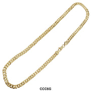 6 MM Concave Cuban Chain CCC6G - ChainsOnly