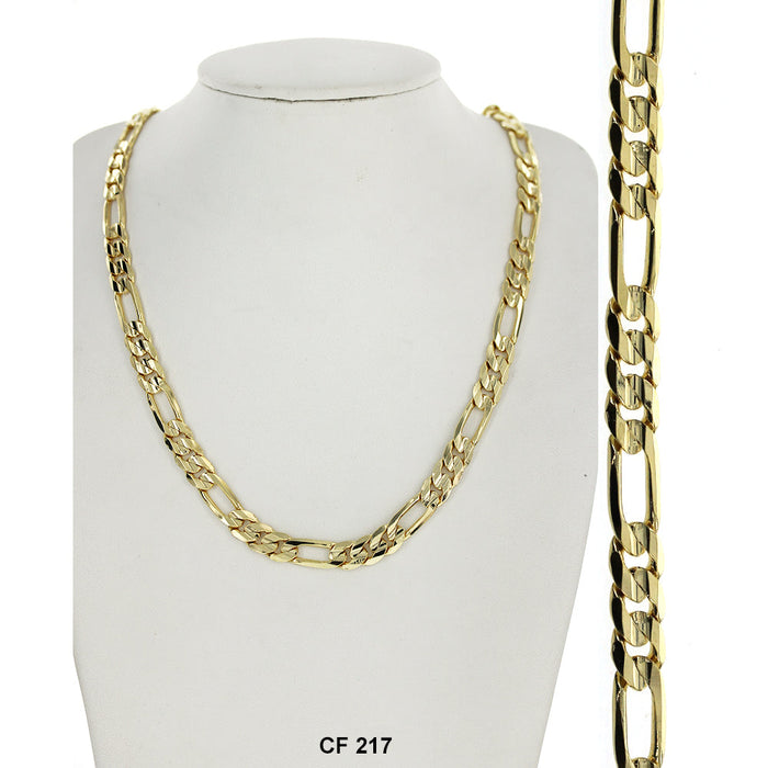 7.4 MM Concave Figaro Chain CF 217 - ChainsOnly