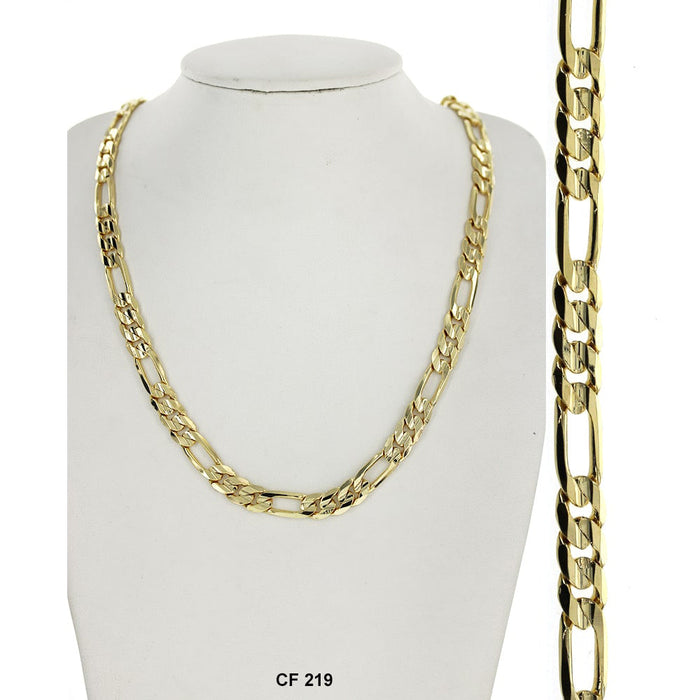 9.8MM Concave Figaro Chain CF 219 - ChainsOnly