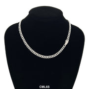 6 MM Monaco Lock Cuban Chain CML6S - ChainsOnly
