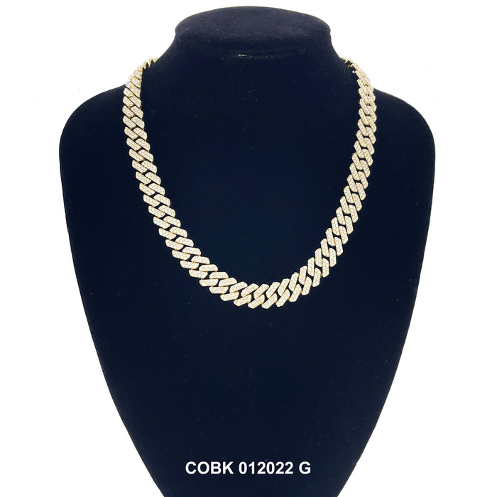 12 MM Hip Hop Chains COBK 012022 G Chain - ChainsOnly