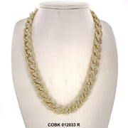 14 MM Hip Hop Chains COBK 012033 G Chain - ChainsOnly