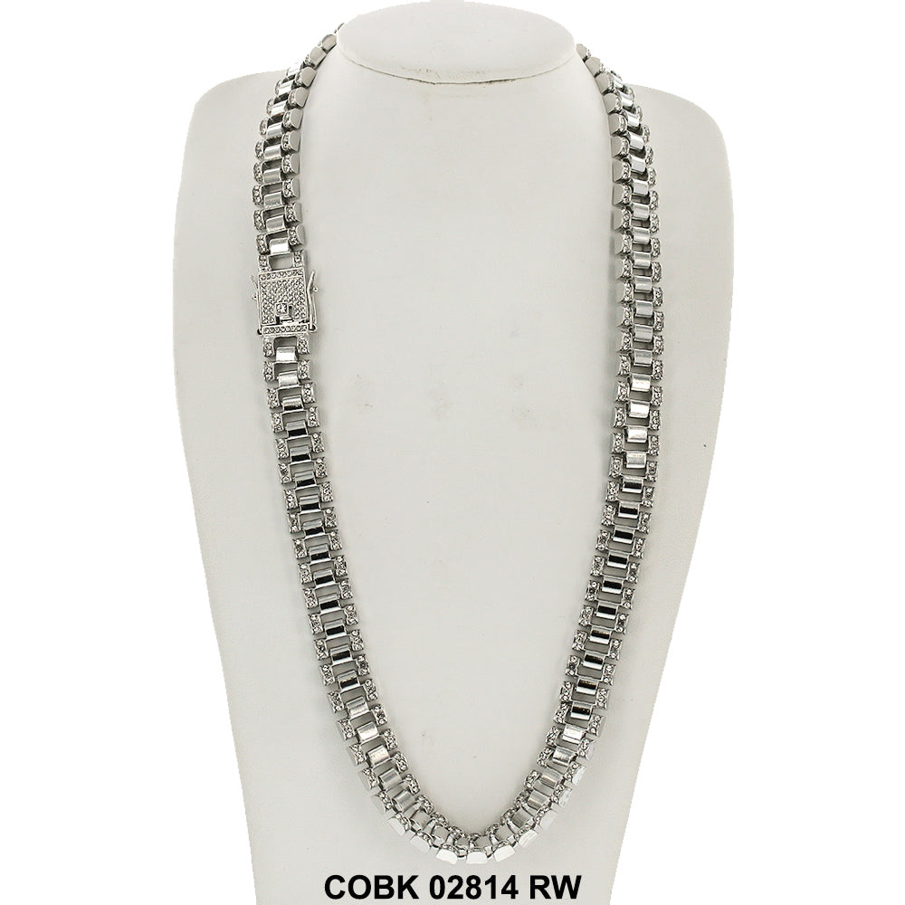 14 MM Hip Hop Chain COBK 02814 RW - ChainsOnly