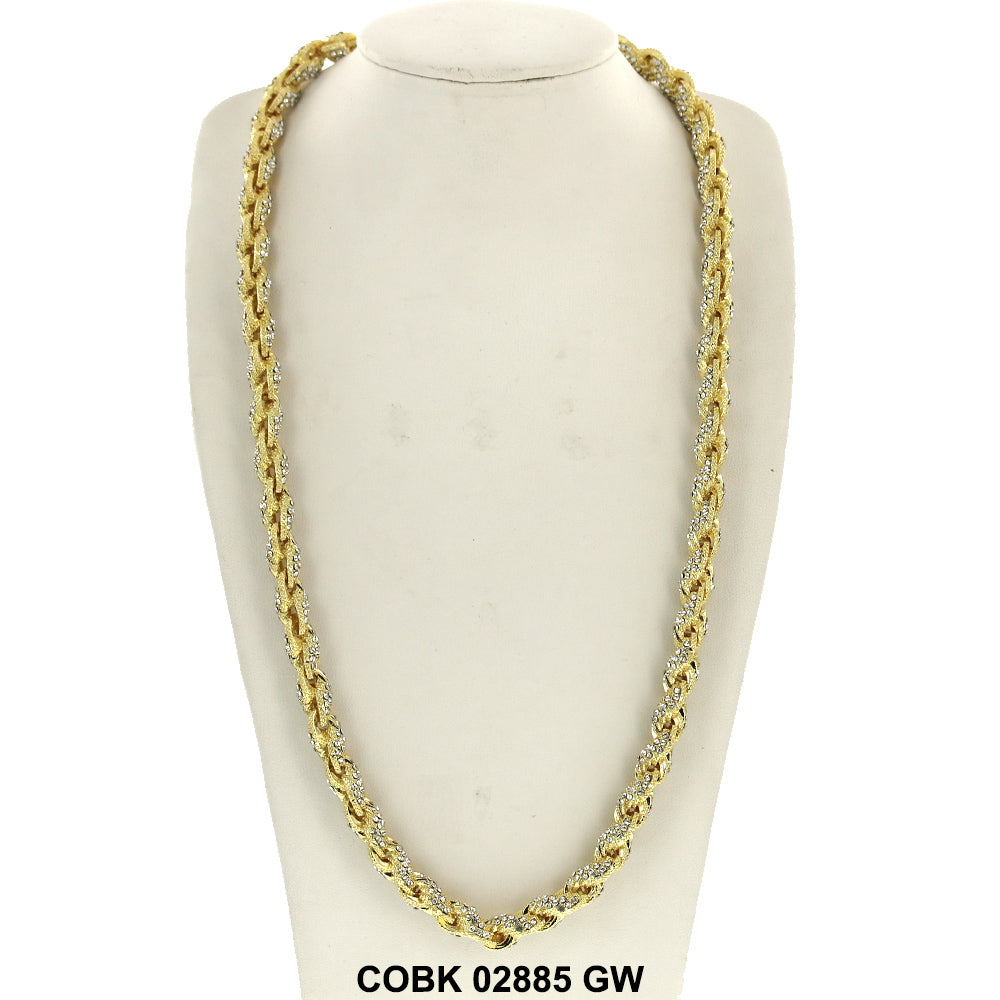 10 MM Hip Hop Chain COBK 02885 GW - ChainsOnly