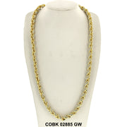10 MM Hip Hop Chain COBK 02885 GW - ChainsOnly
