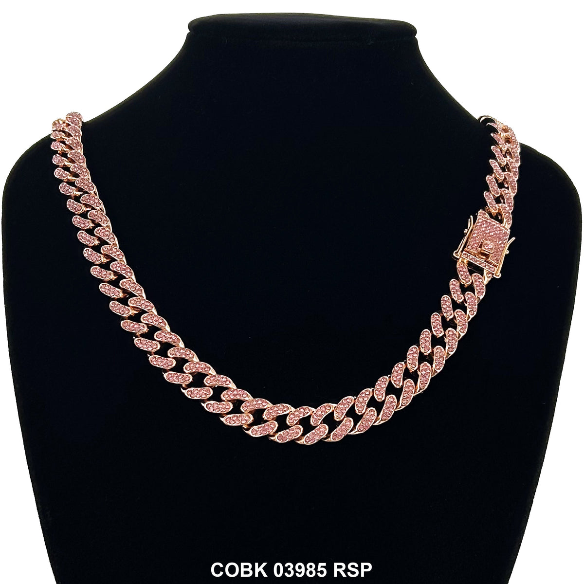 13 MM Hip Hop Necklace COBK 03985 RSP - ChainsOnly