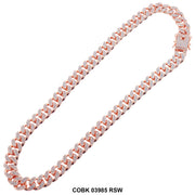 13 MM Hip Hop Necklace COBK 03985 RSW - ChainsOnly