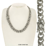 13 MM Hip Hop Chain COBK 03987 RW - ChainsOnly