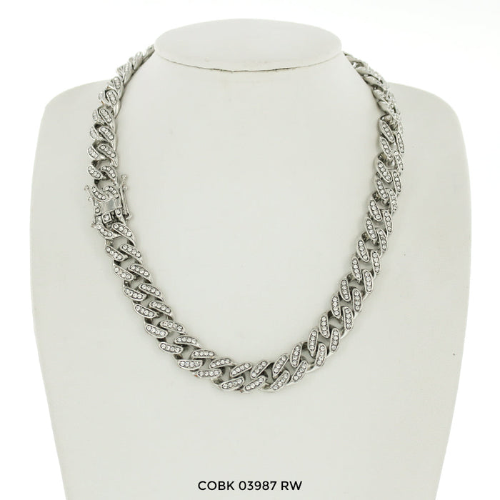13 MM Hip Hop Chain COBK 03987 RW - ChainsOnly