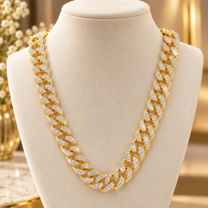 13 MM Hip Hop Chain COBK 03988 GW - ChainsOnly