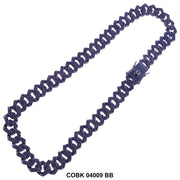 14 MM Hip Hop Necklace COBK 04009 BB - ChainsOnly