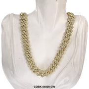 14 MM Hip Hop Chain COBK 04009 GW - ChainsOnly