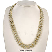14 MM Hip Hop Chain COBK 04009 GW - ChainsOnly