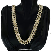 14 MM Hip Hop Chain COBK 04009 GW - ChainsOnly