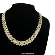 14 MM Hip Hop Chain COBK 04009 GW - ChainsOnly
