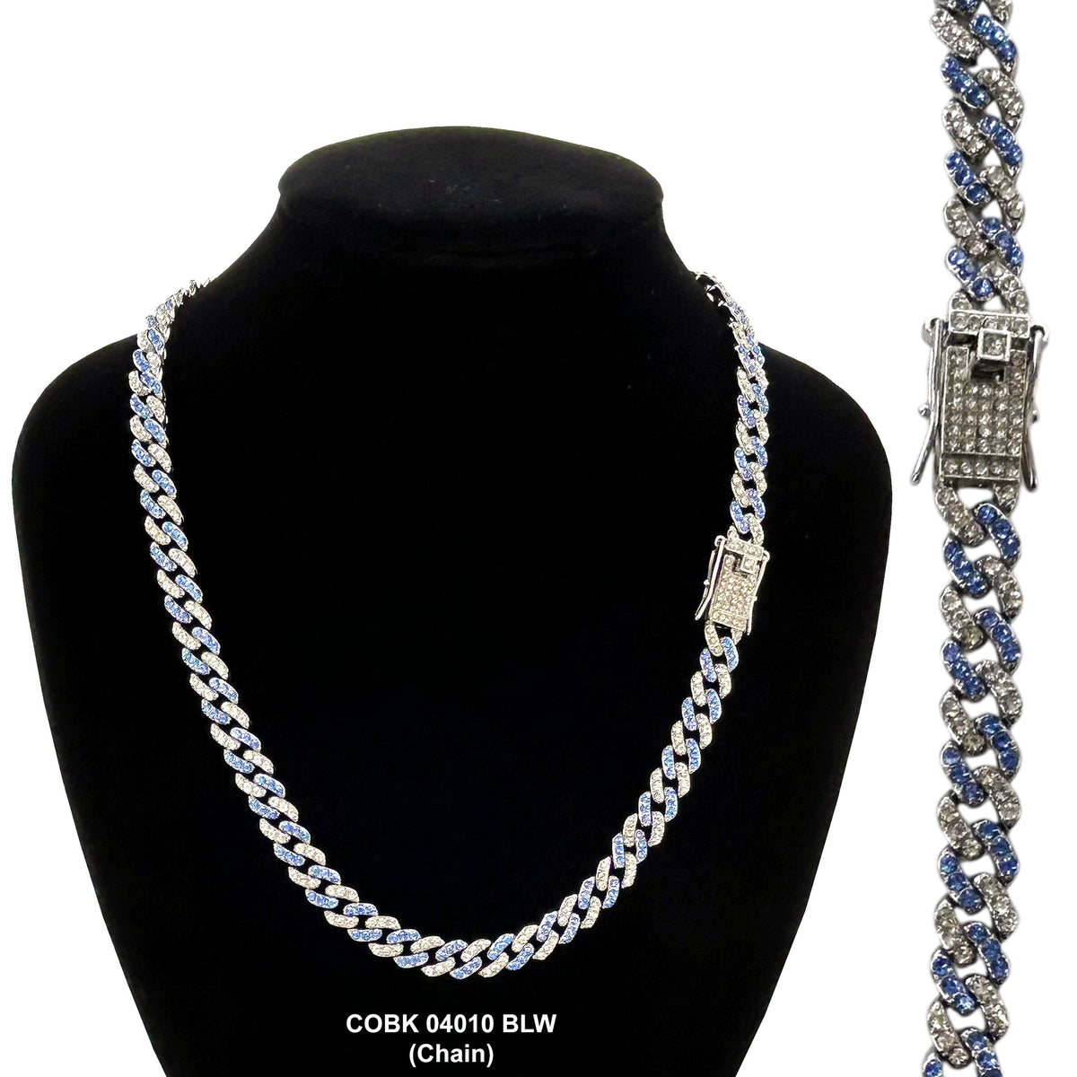 8 MM Hip Hop Chain COBK 04010 BLW - ChainsOnly