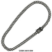 8 MM Hip Hop Chain COBK 04010 BW - ChainsOnly