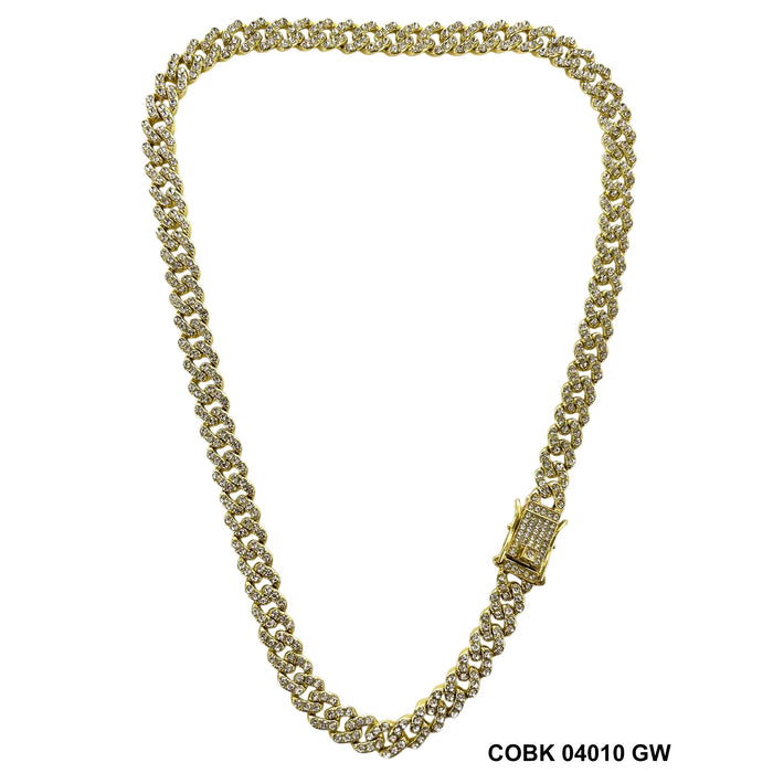 8 MM Hip Hop Chain COBK 04010 GW - ChainsOnly