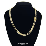 8 MM Hip Hop Chain COBK 04010 GW - ChainsOnly