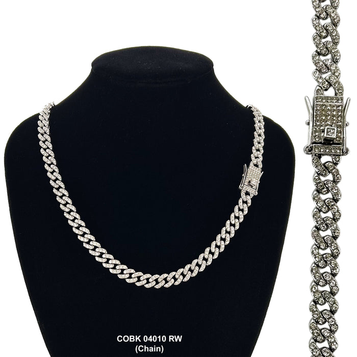 8 MM Hip Hop Chain COBK 04010 RW - ChainsOnly