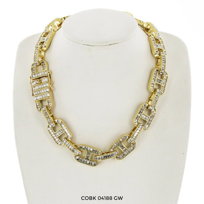 18 MM Hip Hop Chain COBK 04188 GW - ChainsOnly