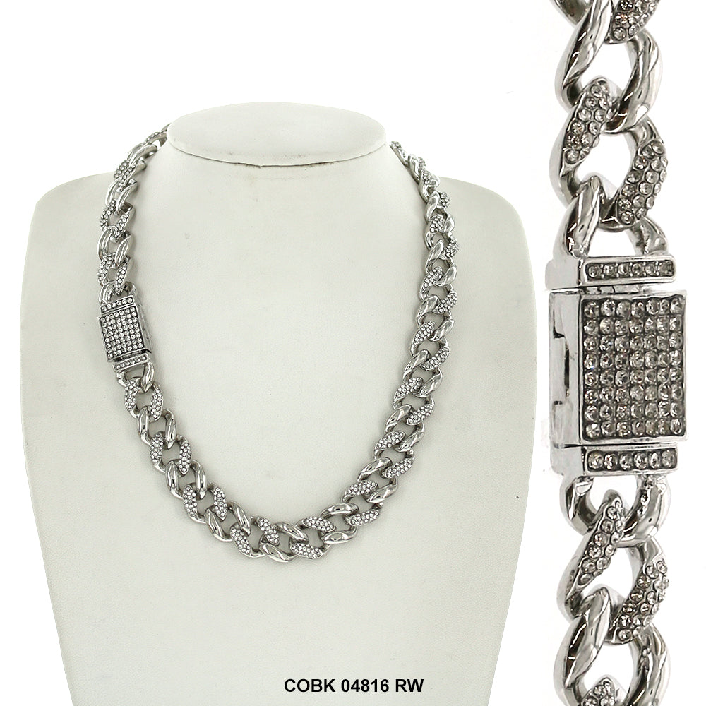 14 MM Hip Hop Chain COBK 04816 RW - ChainsOnly