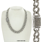 14 MM Hip Hop Chain COBK 04816 RW - ChainsOnly