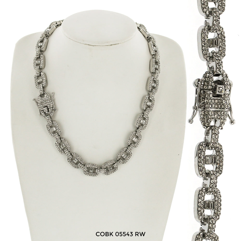12 MM Hip Hop Chain COBK 05543 RW - ChainsOnly