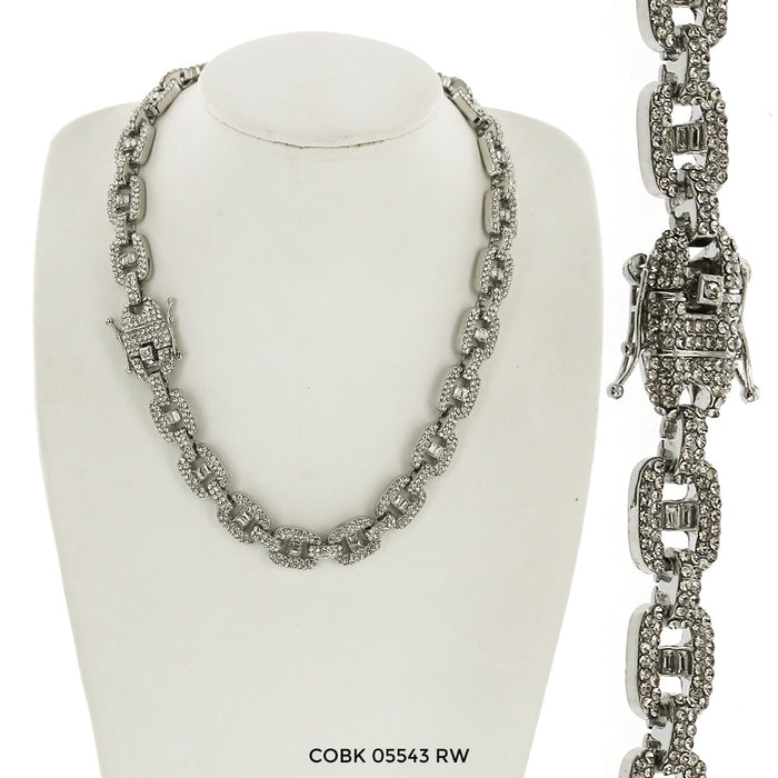 12 MM Hip Hop Chain COBK 05543 RW - ChainsOnly