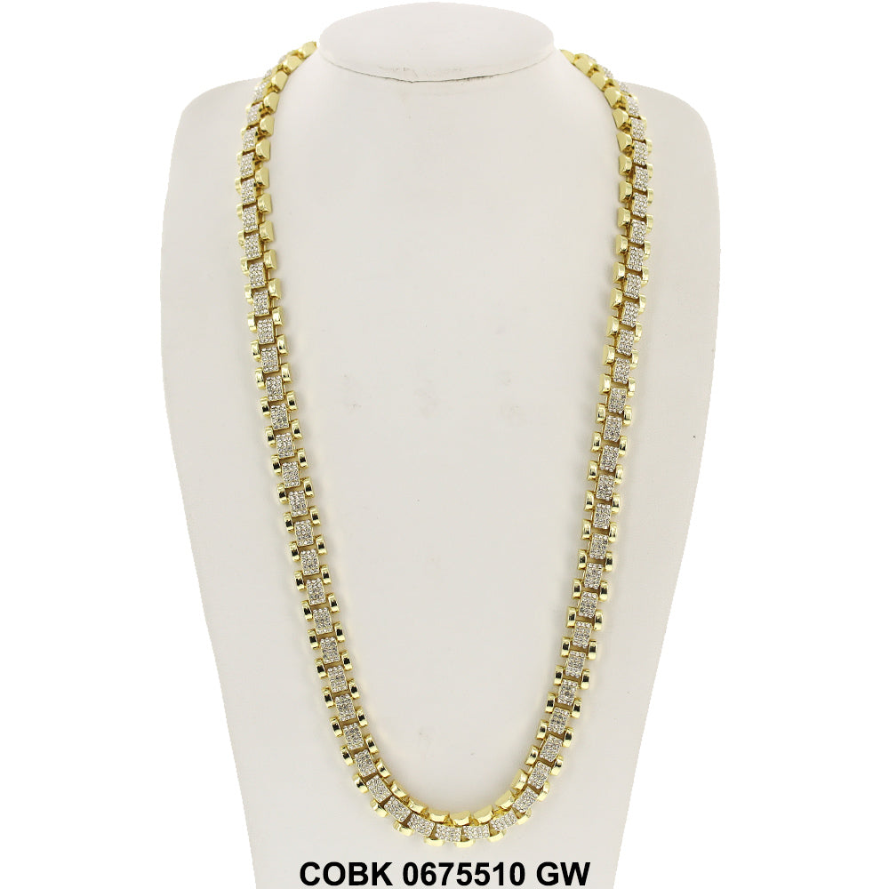 10 MM Hip Hop Chain COBK 0675510 GW - ChainsOnly