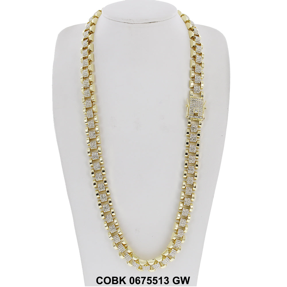 13 MM Hip Hop Chain COBK 0675513 GW - ChainsOnly
