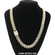 13 MM Hip Hop Chain COBK 0675513 GW - ChainsOnly