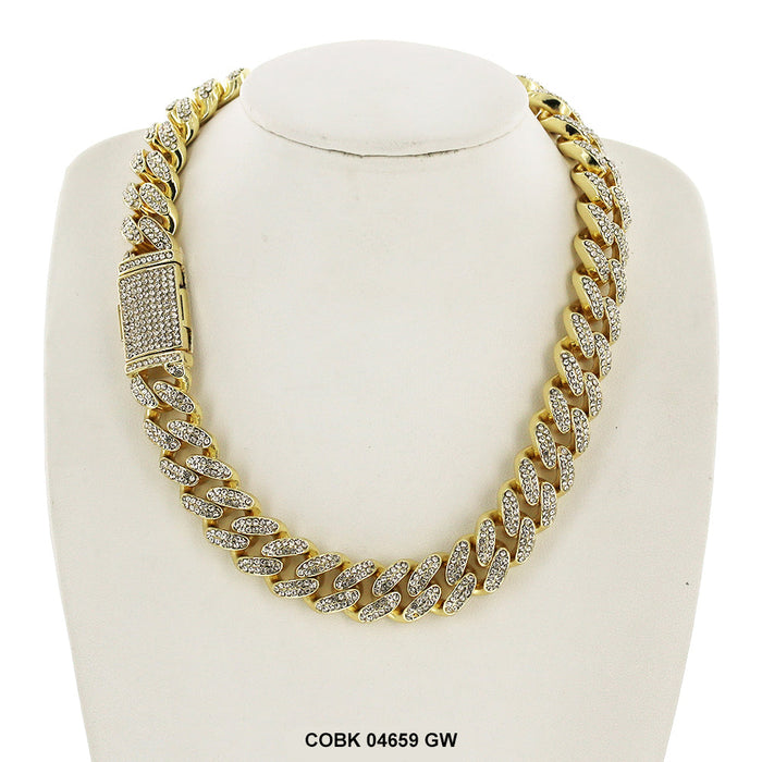 15 MM Hip Hop Chain COBK 04659 GW - ChainsOnly
