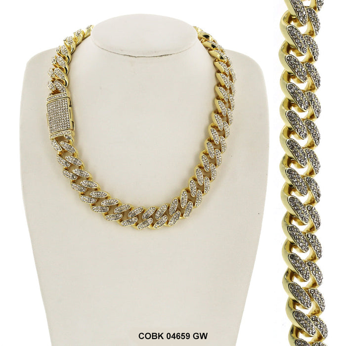 15 MM Hip Hop Chain COBK 04659 GW - ChainsOnly