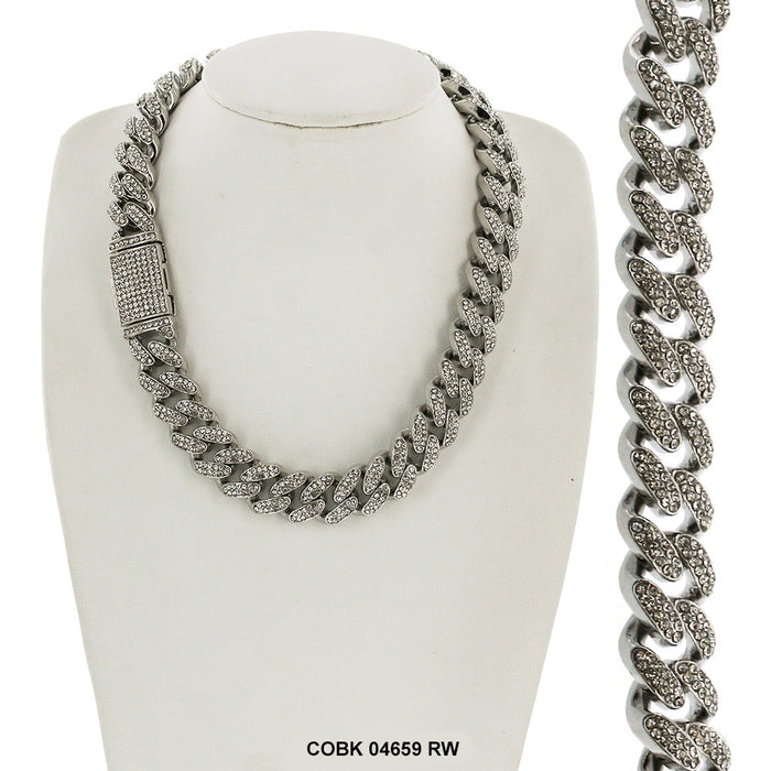 15 MM Hip Hop Chain COBK 04659 RW - ChainsOnly