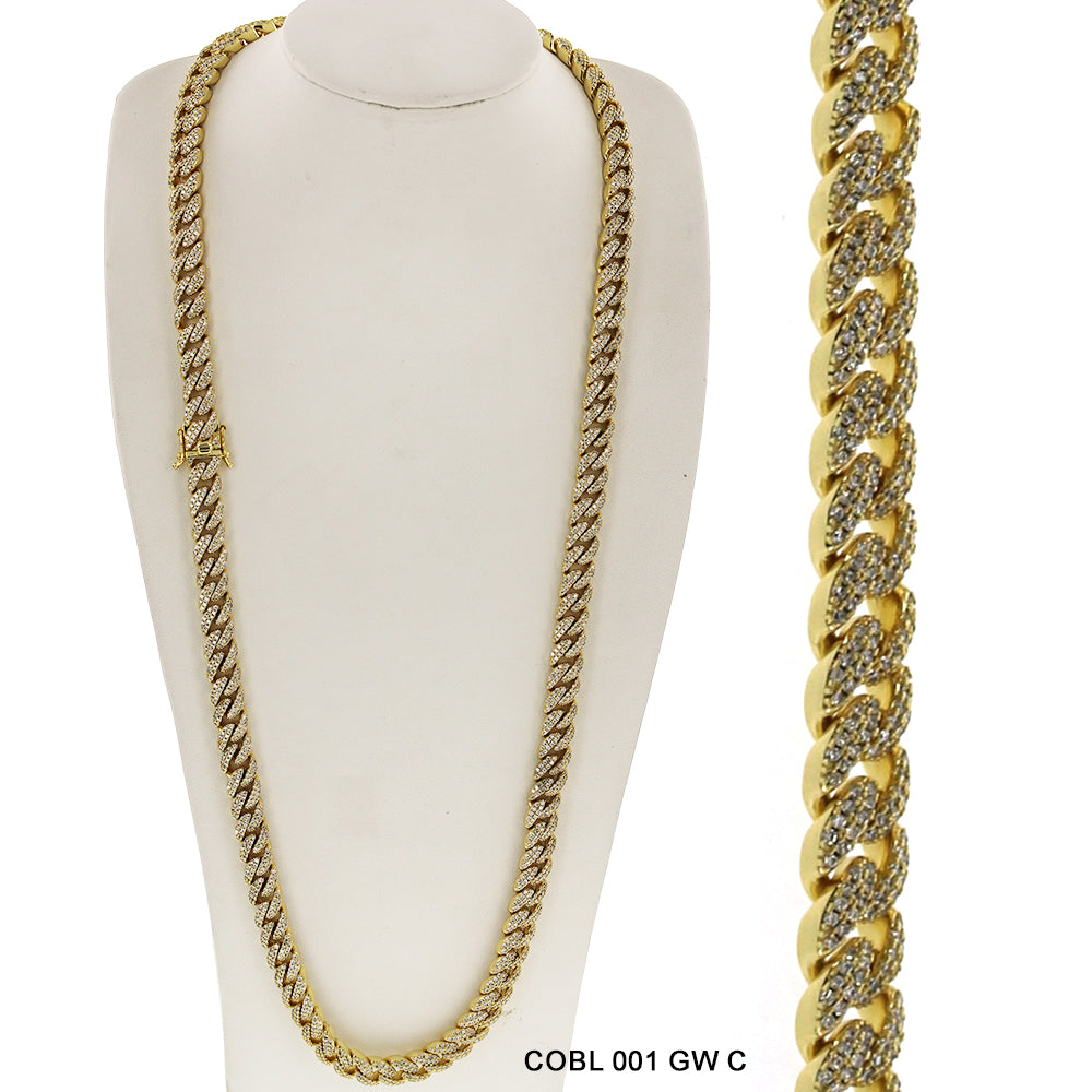 9 MM Hip Hop Chain COBL 001 GW - ChainsOnly