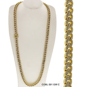 9 MM Hip Hop Chain COBL 001 GW - ChainsOnly