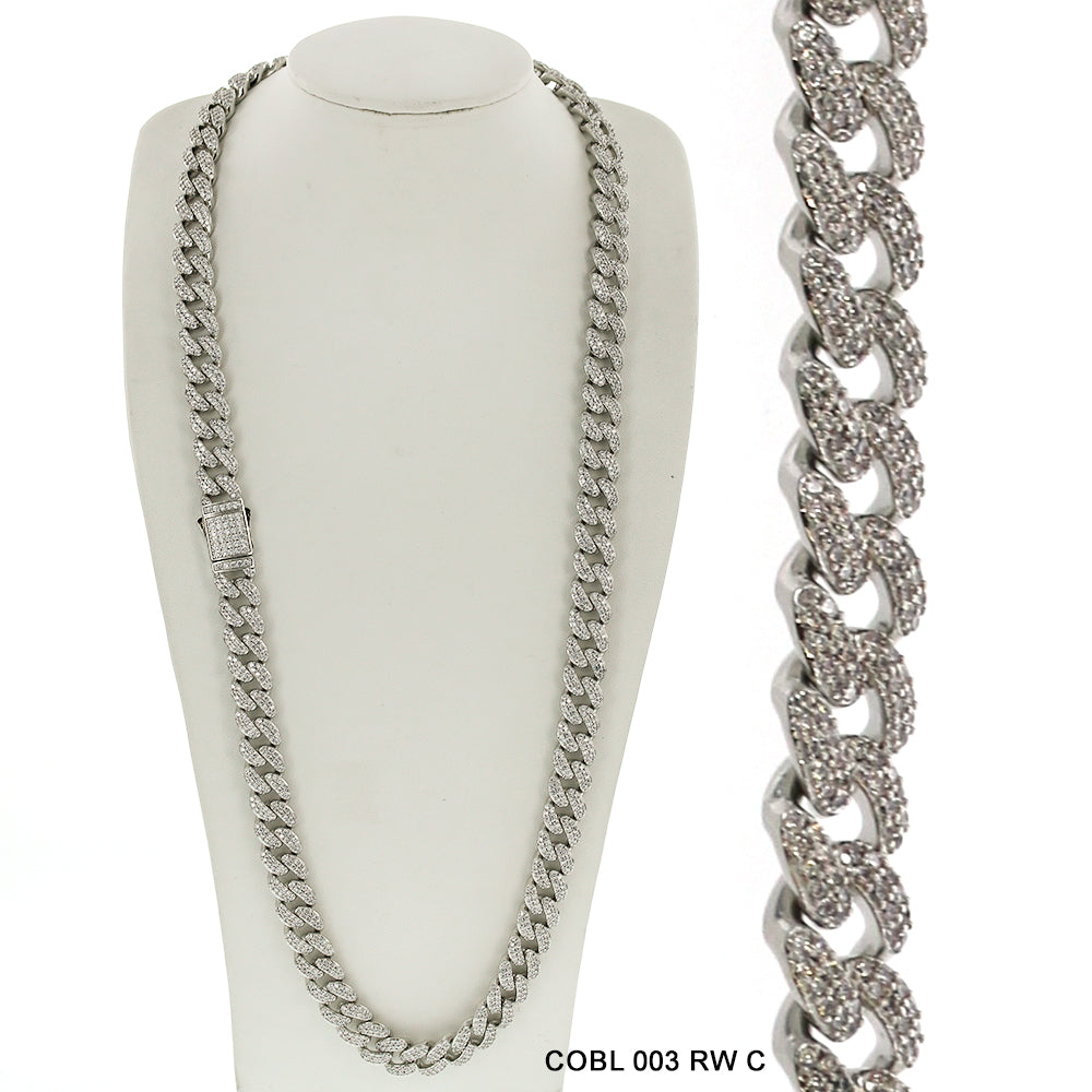 12 MM Hip Hop Chain COBL 003 RW - ChainsOnly