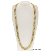 12 MM Hip Hop Chain COBL 004 GW - ChainsOnly