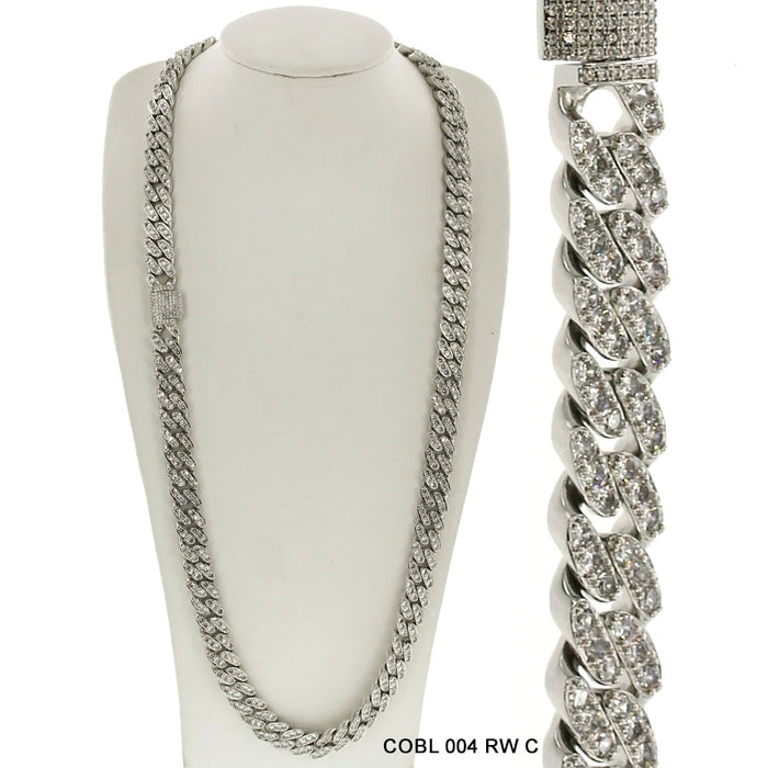 12 MM Hip Hop Chain COBL 004 RW - ChainsOnly