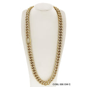 16 MM Hip Hop Chain COBL 006 GW - ChainsOnly