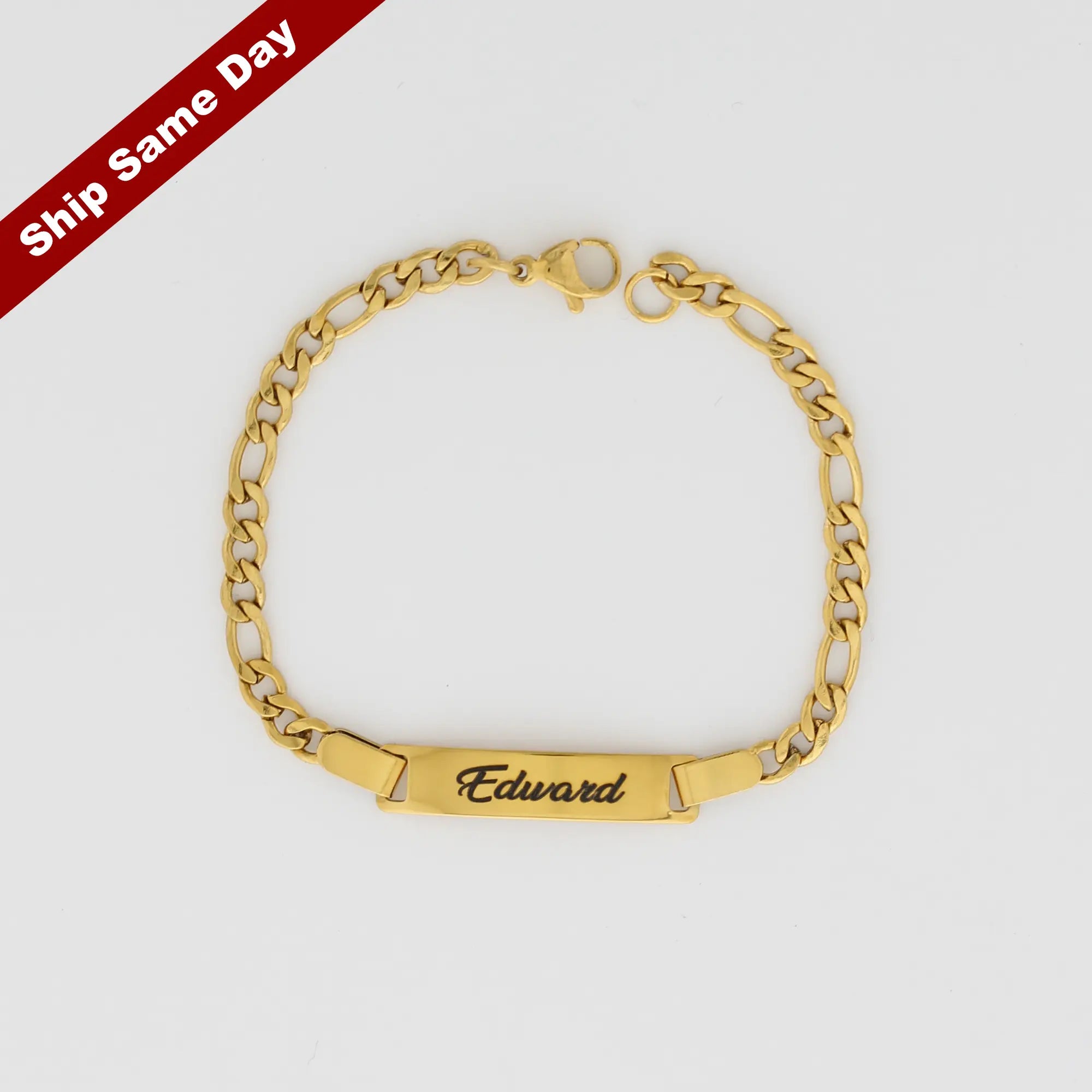 Curb Chain Bracelet, Gold Chain Bracelet