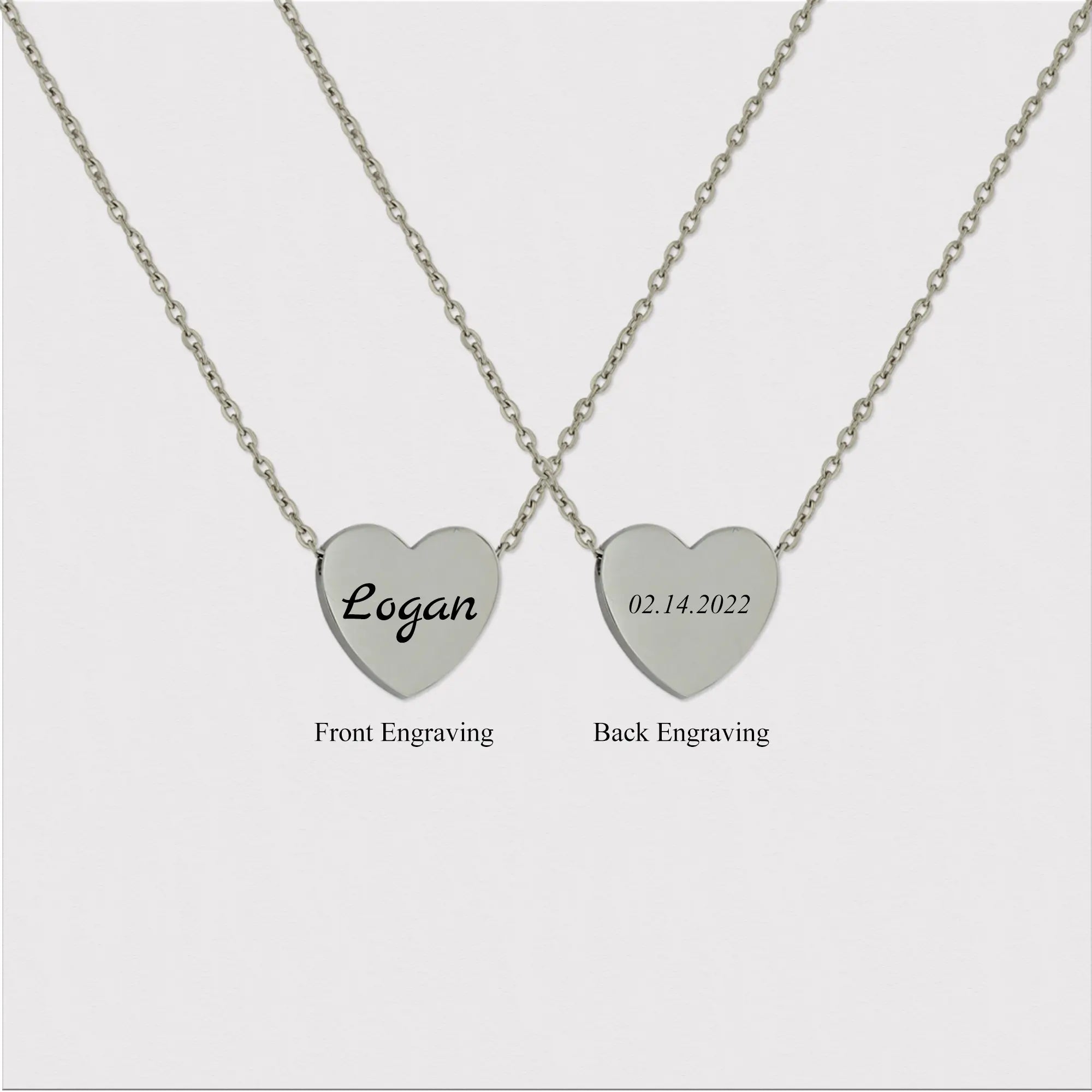 our name necklace, custom coordinates