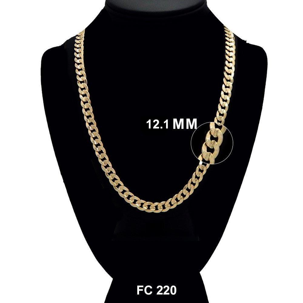 12.1 MM Diamond Cut Cuban Chain FC 220 G - ChainsOnly