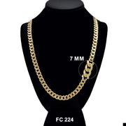 7 MM Diamond Cut Cuban Chain FC 224 - ChainsOnly