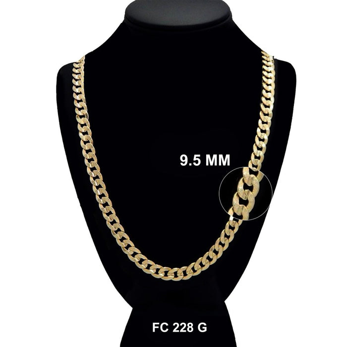 9.5 MM Diamond Cut Conclave Cuban Chain FC 228 G - ChainsOnly