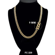 9 MM Diamond Cut Cuban Chain FC 229 G - ChainsOnly