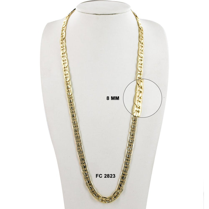 8 MM Diamond Cut G Chain FC 2823 G - ChainsOnly