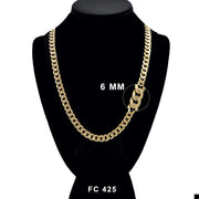 6 MM Diamond Cut Concave Cuban Chain FC 425 - ChainsOnly